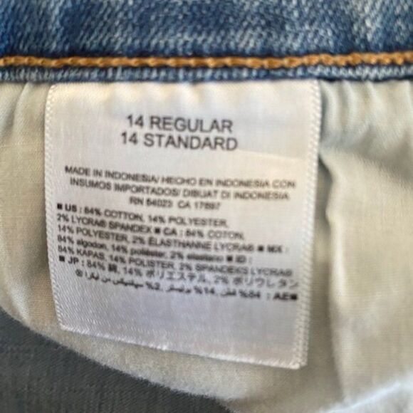 Gap Acadia Curvy straight 5 pocket jeans, size 14 - Picture 3 of 4